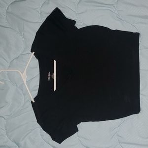 Wild fable crop top, black, xs